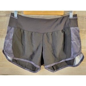 Zyia Womens Black and Camo 5 Star Shorts Mid Rise Pull On Size M